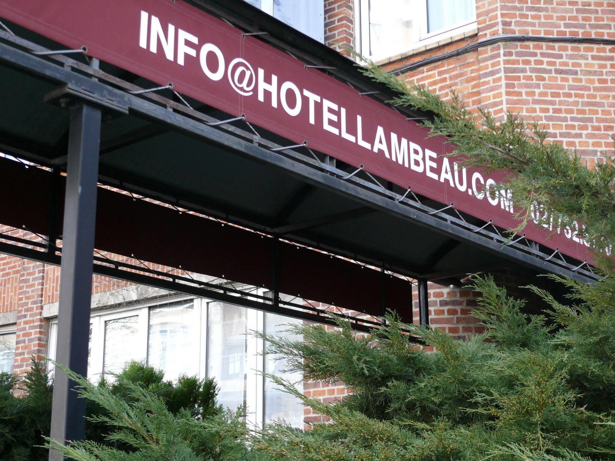 Hotel Lambeau Brüssel Exterior foto